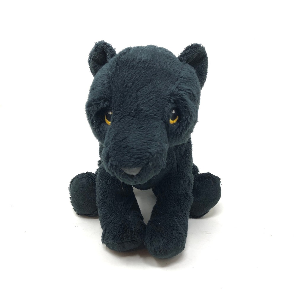 Ikea Mjukhet Black Panther Cub Plush 11" Stuffed Animal Cat Cut Tag